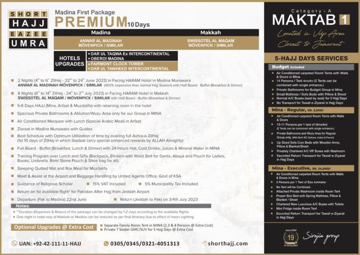 Premium Package 10 days